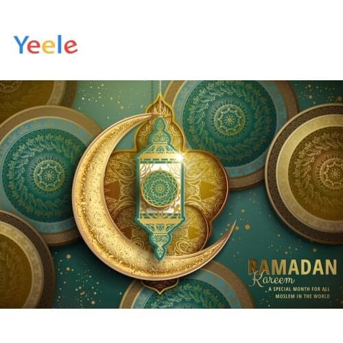 Yeele Ramadan Festival Magic Lamp Islam Eid Mubarak Photographic Backgrounds Scene Vinyl Photography Backdrops For Photo Studio