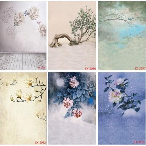 Vinyl Chinese Style Flower Themed Photography Backdrops Prop Vintage Portrait Photo Studio Background 2157 YXFL-84