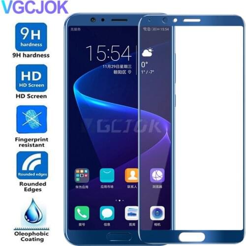 5D Full Cover Tempered Glass on For Huawei Honor 20 10 9 8 Lite Screen Protector For Honor view 20 V8 V9 V10 V20 Protective Film