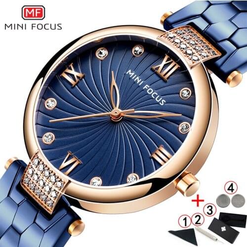 Diamond Women Watch 2020 Mini Focus Famous Luxury Brands Stainless Steel Elegant Watches For Women 2019 Quartz Ladies Watches