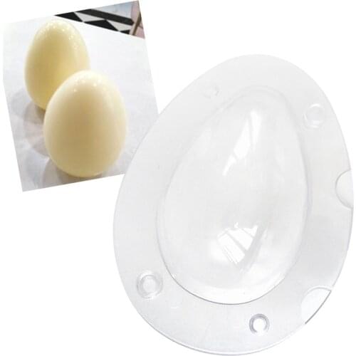 Hard Plastic 3D Egg-Shaped Chocolate Mold