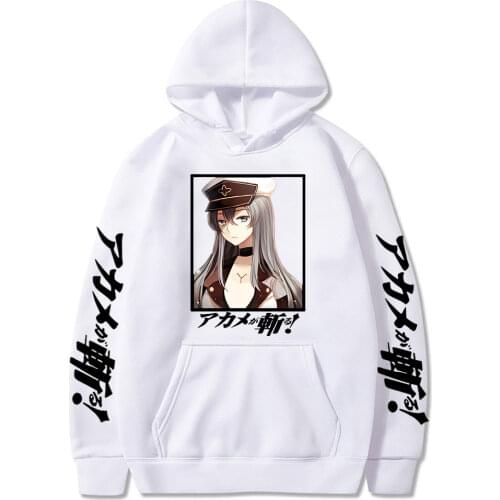 2021 Branded New Anime Akame Ga Kill Print Hoodie Sweatshirts Boys Girls Fashion Casual Pullover Men Harajuku Streetwear Hoodies