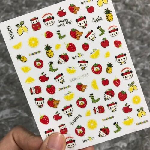 Cartoon 3D Back glue Nail decal Nail sticker Nail decoration Nail art Nail ornament MG088