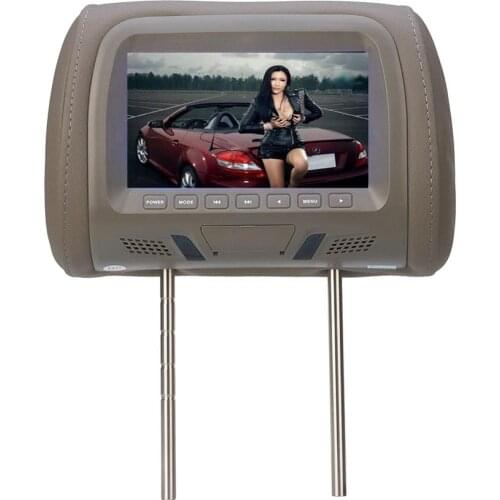 7" TFT LED screen Car Headrest monitor MP5 player Car Rearview Monitor Support USB/SD Input