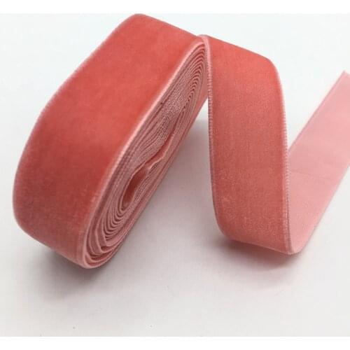 3 Yards 3/4"(20mm) Velvet Ribbon Wedding Party Decoration Handmade Ribbon Gift Wrapping Hair Bowknot DIY Christmas Ribbon #00