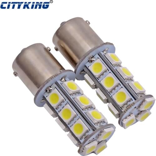 Free shipping 10pcs/lot 1156 BA15S 18SMD LED 5050 White light Tail Turn Signal 18LED Car Light Bulb Lamp Brake light