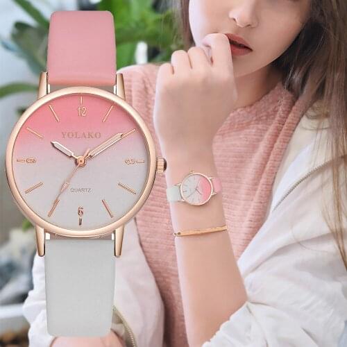 Women watches Casual Trending style Quartz watch Leather Band New Strap clock Analog Distinguished Wrist Watch Reloj Mujer