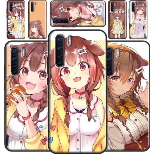 Inugami Korone Hololive Phone Case For OPPO A53 2020 A5 A9 A31 A52 A72 A92 A83 A91 A93 A1K A15 A3S A5S F5 F7 Cover
