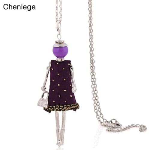 Chenlege long necklace for women hot new fashion jewelry ladies necklaces & pendants big chokers chain classic party gifts