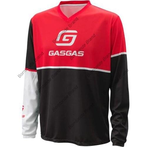 2021 Motocross MTB Jersey Bike Wear Long Sleeve DH Jersey Riding Spexcel Cycling Jersey Quick dry Maillot Ciclismo Hombre