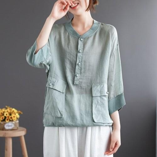 Loose Blouses Fairynatural China