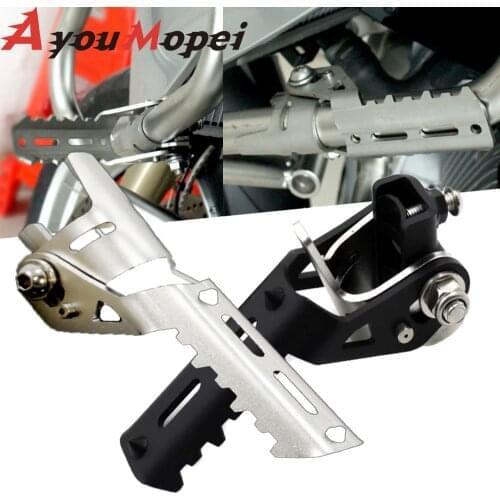 For BMW R1200GS LC 2013-2019 Motorcycle Highway Pegs Pegs For Pipes Triumph Tiger Explorer Clamps to 22mm 25mm diameter tube New