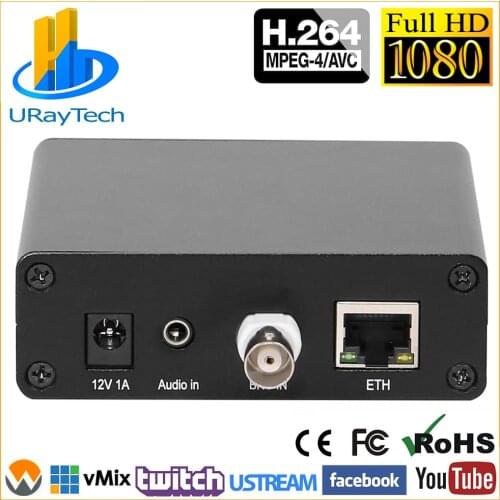 MPEG4 H.264 SD Analog Video Audio Encoder CVBS AV RCA To IP Streaming Encoder IPTV Encoder H264 With RTMP HLS ONVIF HTTP RTSP