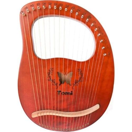 New Lyre Harp,Greek Violin,19 String Harp with Carry Bag Tuning Wrench Orchestral Harp for Music Enthusiast,Beginners,Etc