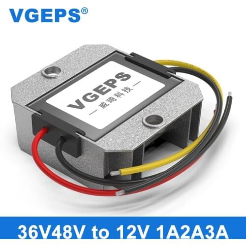 36V48V to 12V DC power converter 20-60V to 12V car transformer module waterproof step-down