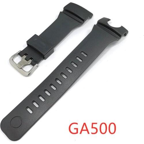 Sport PU Strap Watch band Bracelet for Casio G-SHOCK ga500 GA-500 GA-500-7A GA-500-1A GA-500-1A4 Smart Watch Accessories Belt