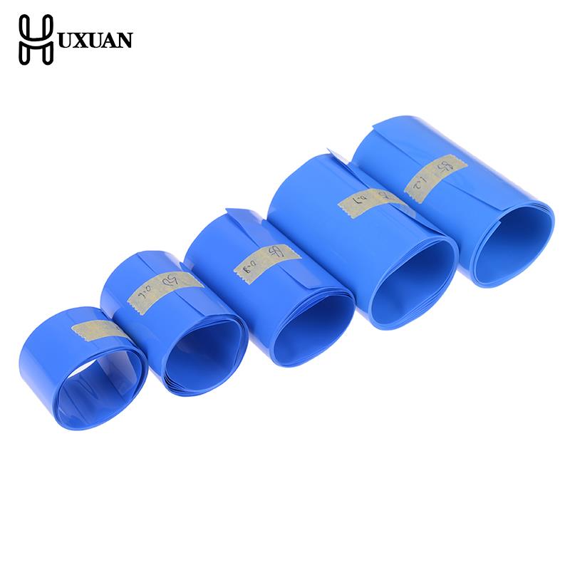 18650 Lithium Battery Heat Shrink Tube Tubing Li-ion Wrap Cover Skin PVC Shrinkable Film Tape Sleeves Accessories 30mm-85mm