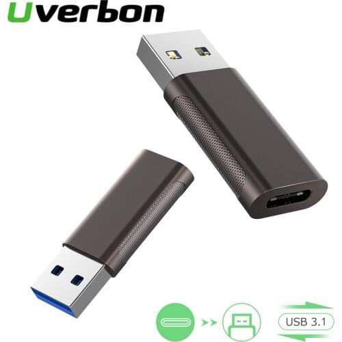 USB C OTG Adapter USB 3.1 To Type C Adapter for MacbookPro Xiaomi Huawei Mini USB Adapter Fast Charging OTG Data Cable Converter