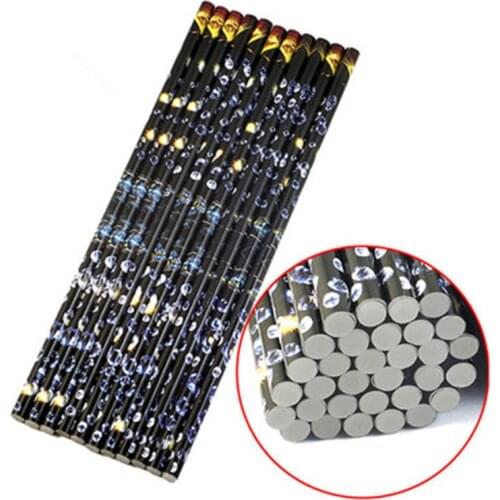 10Pcs Diamond Painting Acrylic Pencil Dotting Pen Wax Resin Rhinestones Gems Bead Nail Art Picking Tools DIY Beauty Accessories