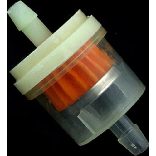 10pcs Universal Inline Gas/Fuel Filter 6MM-7MM 1/4" Lawn Mower Small Engine Motorcycle Petrol Gas Fuel Gasoline Oil Fuel Filter