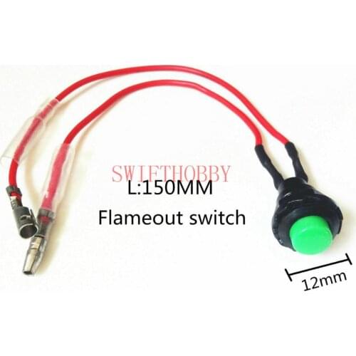 150mm Kill Switch Flameout Switch Wire for Gas Marine Engine RC Boat