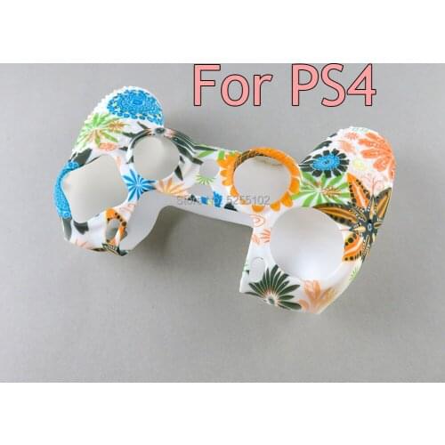 2pcs For PS4 Pro Slim Gamepad Soft Silicone Gel Rubber Case Cover For SONY Playstation 4 PS4 Controller Protection Case