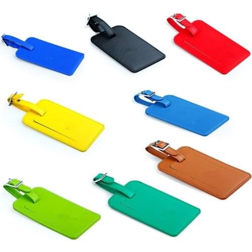 Travel Accessories Creative Luggage Tag Pure Color Silica Gel Suitcase ID Addres Holder Baggage Boarding Portable Label