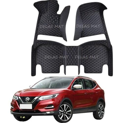 Car floor mats for nissan primera p12 qashqai x trail t32 tiida almera classic leaf teana j31 versa note march murano z51 patr