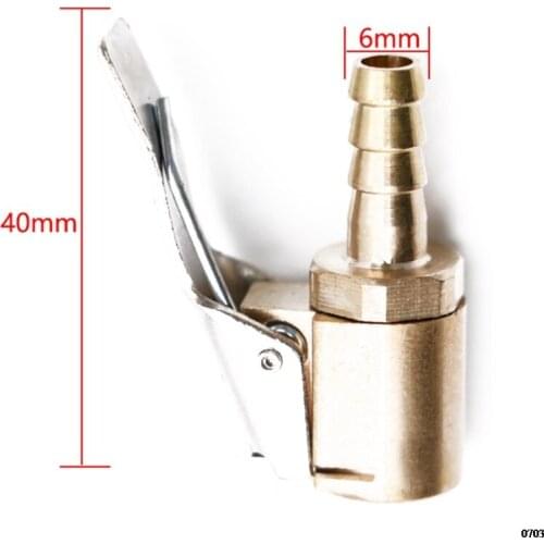 Car Air Pump Threaded Air Nozzle Adapter Car Air Pump Accessories Change Head Clamp Type Air Auto Tools Air Pump Head