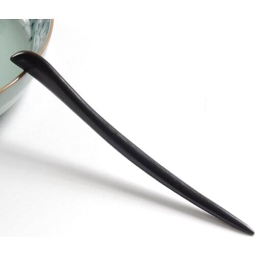 Handmade Black Sandalwood Hairpins Clips Chinese Wedding Bride Hair Sticks Women Hanfu Dress Cosplay Costume Hair Accessories