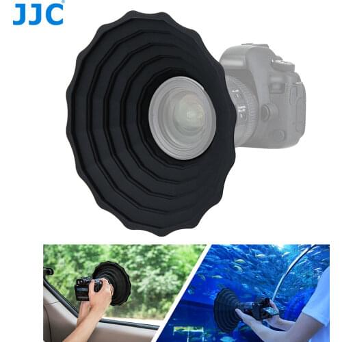 JJC Camera Silicone Lens Hood Foldable Reversible Lens Shade for Canon Nikon Sony Fuji DSLR SLR Anti-Reflective Lens Protector