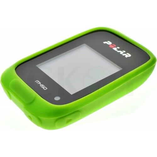 Outdoor Bycicle Road / Mountain Bike Accessories Rubber Green Protect Case for Cycling Training GPS Polar M450