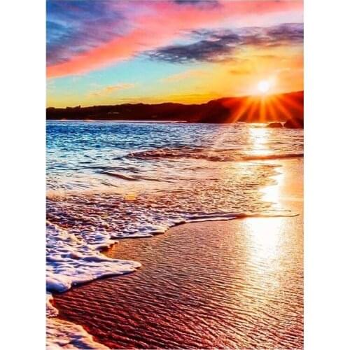 Landscape DIY 5D Full Drill Diamond Painting Embroidery Cross Stitch Kits Rhinestone Wall Home Decoration