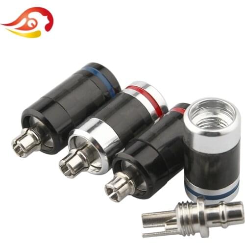 QYFANG Earphone Pin Plug For ED8 SE535 SE846 T8I Carbon Fiber MMCX Gold-Plated Audio Jack Solder Wire Connector Splice Adapter