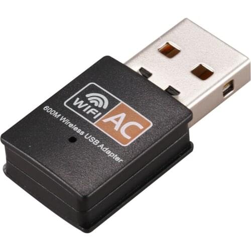 600Mbps Usb Wifi Adapter Wireless Ethernet Network Card Ac Dual Band 2.4G / 5.G Usb Wifi Dongle Wifi Receiver 802.11Ac
