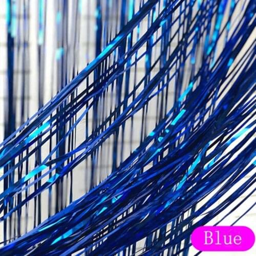 1M 3M Rose Gold Metallic Foil Tinsel Fringe Curtain Door Rain Wedding Decoration Birthday Party Backdrop Background Photo Props
