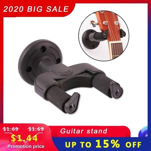 1 Pcs Easy To Install Electric Guitar Wall Hanger Holder Stand Rack Hook Mount for All Size Guitar Hook Instrument Hook