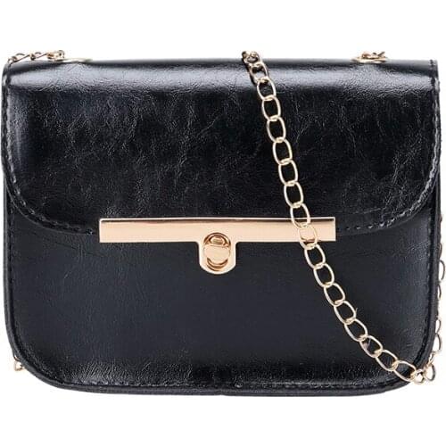 2021 Fashion Chain Crossbody Handbags Women Shoulder Waterproof Soft Pu Leather Messenger Simple Female Card Bags Totes Bolsas