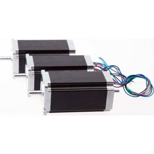 FREE 3pcs Nema23 dual shaft stepper motor 425oz.in CNC 23HS9430B EU Ship dc motor Longs Motor