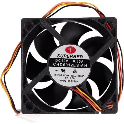AU42 -DC 12V 0.3A 60mm 4 Pin Connecter PC Computer Case Fan CHD6012ES-AH