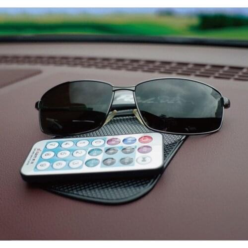 Car Mat Phone Sticker Black Silicone Auto Tablet Holders Anti Slip Mat Car Dashboard 13 x 7cm