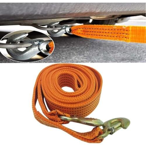 5 Ton 4 Meter Thicken Tow Rope For Truck Snatch Strap Off-road Towing Ropes Trailer Winch Cable Belt Car Traction