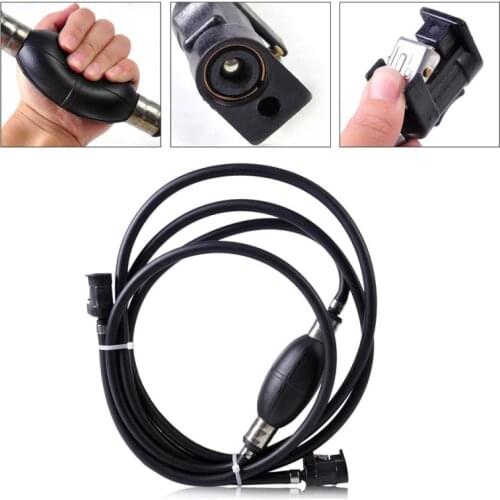 Black 8mm 5/16" Gas Hose Fuel Line For Boat Car Marine Assembly Primer Bulb Boat For Marine Injector Control Car Accessories