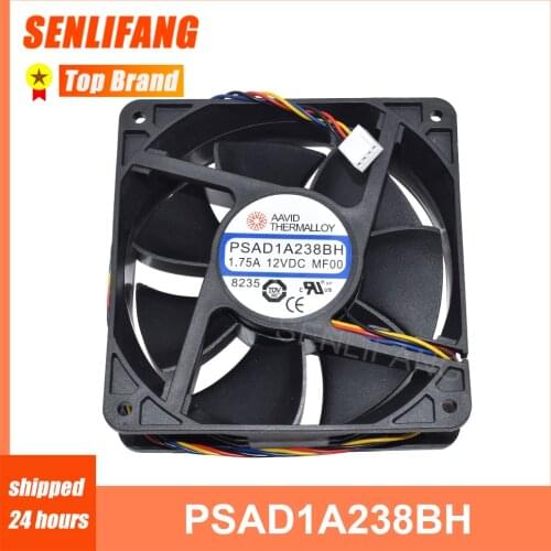 Well Tested Cooler Fan PSAD1A238BH DC 12V 1.75A 7524 120x120x38MM 4-Line For AAVID V9 B7 S9 Z9 Mining Server Cooling Fan