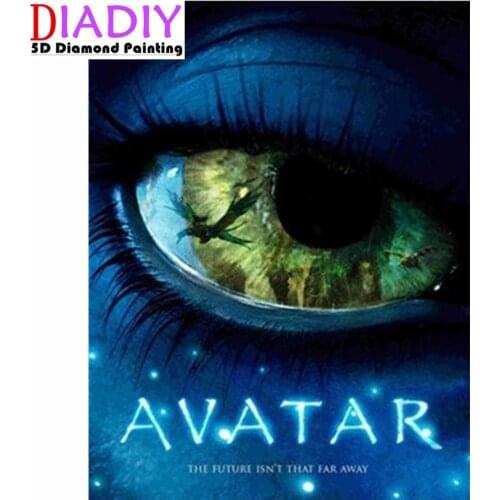 5D Diy "Movie "Avatar Pandora"" Pictures Diamond Painting Cross Stitch full Square Round Diamond Embroidery Mosaic Paint Decor
