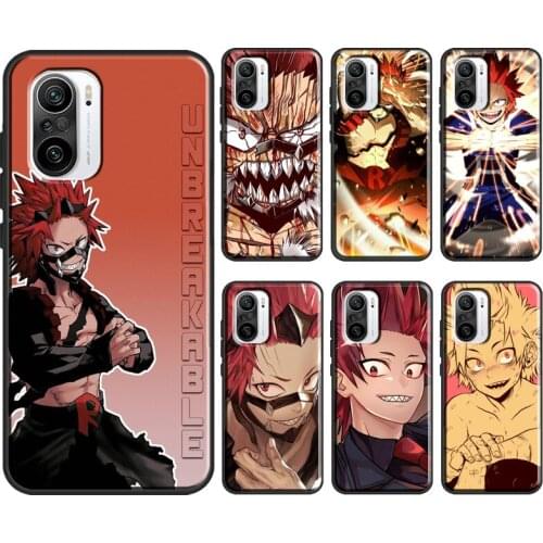 Kirishima Eijiro My Hero Academia For POCO F3 M3 X3 Pro Phone Case For Xiaomi Mi 11 A1 A2 A3 10T 9T Mi Note 10 Lite Coque