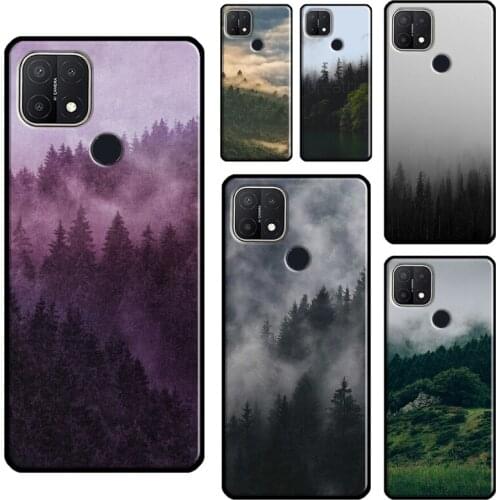 Forest Cloud Pattern For OPPO A15 A91 A83 A1K A3S A5S A5 A9 A31 A53 2020 A52 A72 Reno 4 Pro 2 Z F7 Phone Case