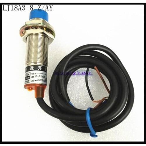 LJ18A3-8-Z/AY M18 6-36VDC Three Wire DC PNP NC 8mm Distance Measuring Inductive Proximity Switch Sensor Brand New