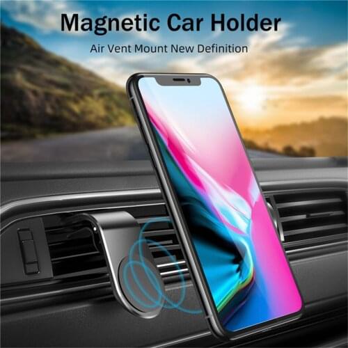 Magnetic L-Type Phone Holder in Car Smartphone Stand Clip for Mount Car Magnetic Phone Holder Suit All Model Cellphone Dropship