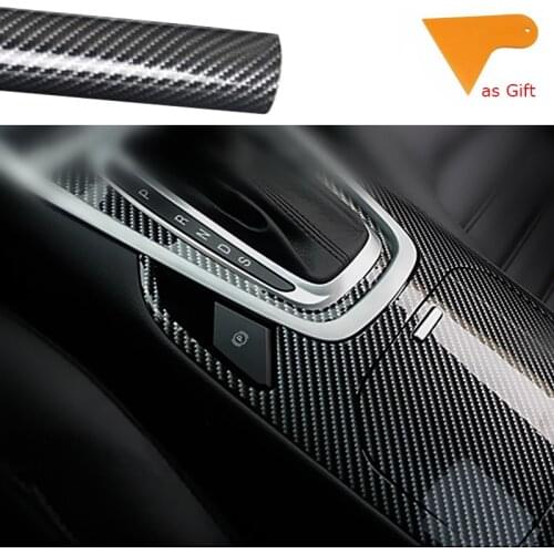 Nano Carbon Fiber Car Sticker Paste Protector Strip Car Door Sill Side Mirror Anti Scratch Tape Waterproof Protection Decor Film